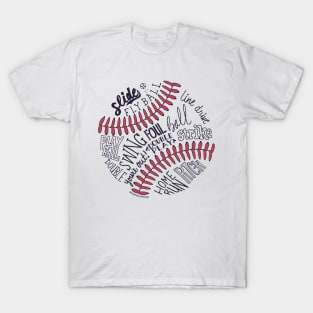 Baseball Words © GraphicLoveShop T-Shirt